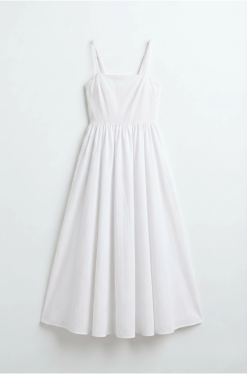Robe En Coton Papillon Au Dos