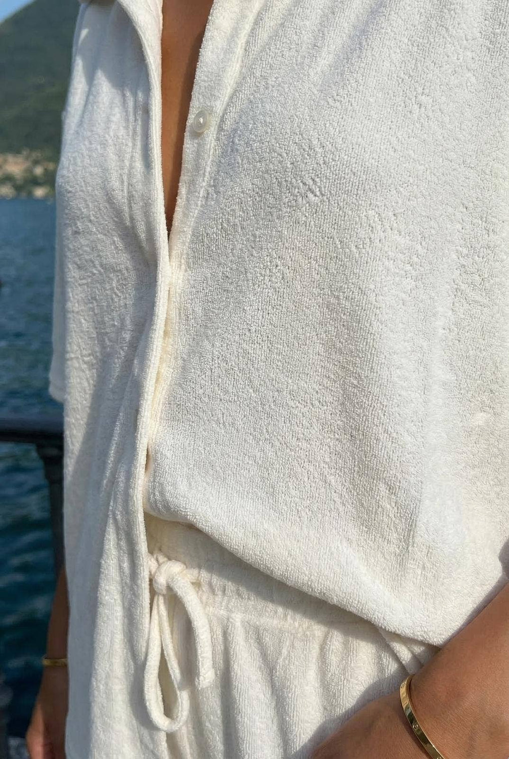 Pantalon En Eponge Portée Avec Le Chemise13117