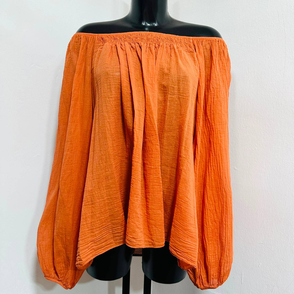 Haut En Voile De Coton Porté Avec Le Pantalon13633
