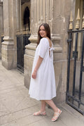 Robe Genoux En Popeline