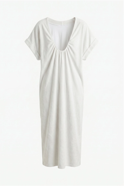 Robe En Eponge Fendue