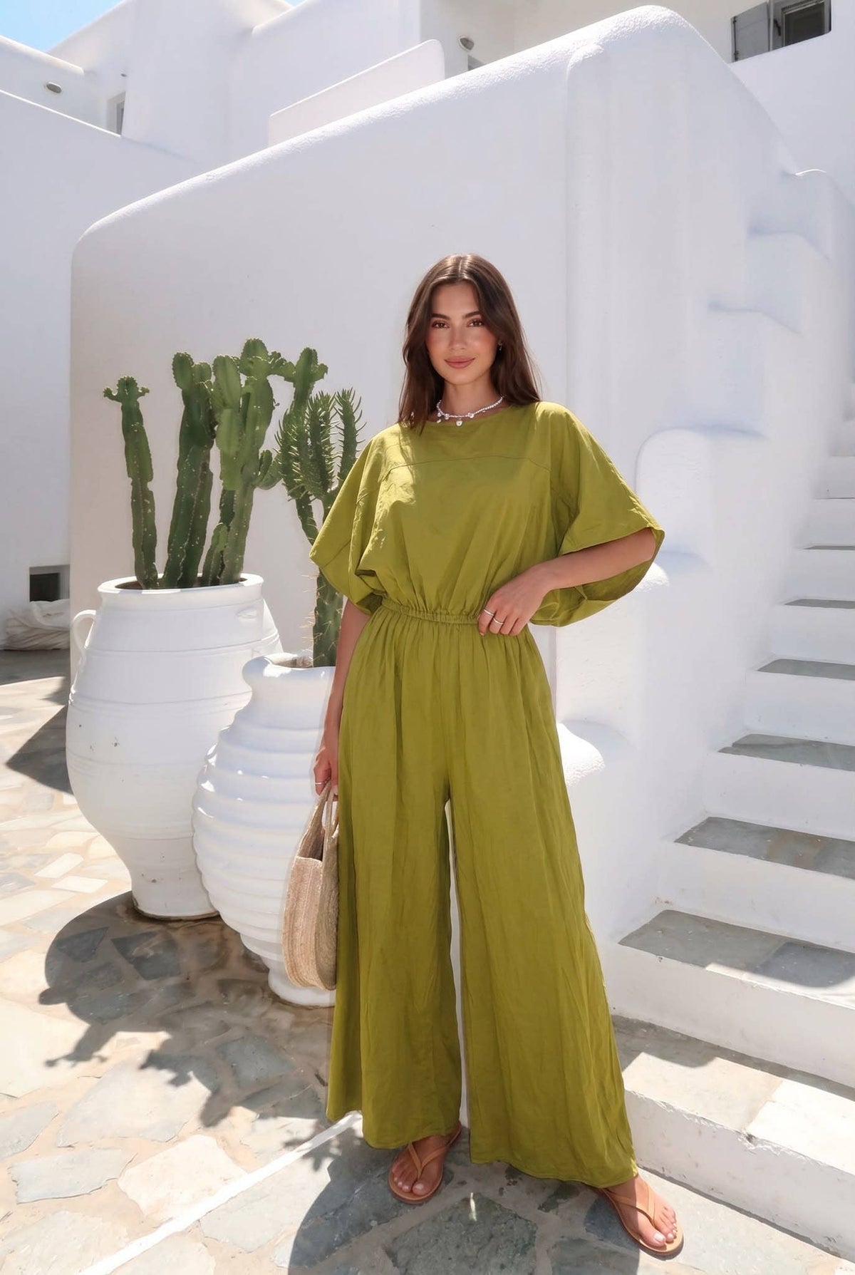 Haut Oversize En Popeline Porté Avec Le Pantalon15290 Ou Pantalon13633 Vendu Séparément