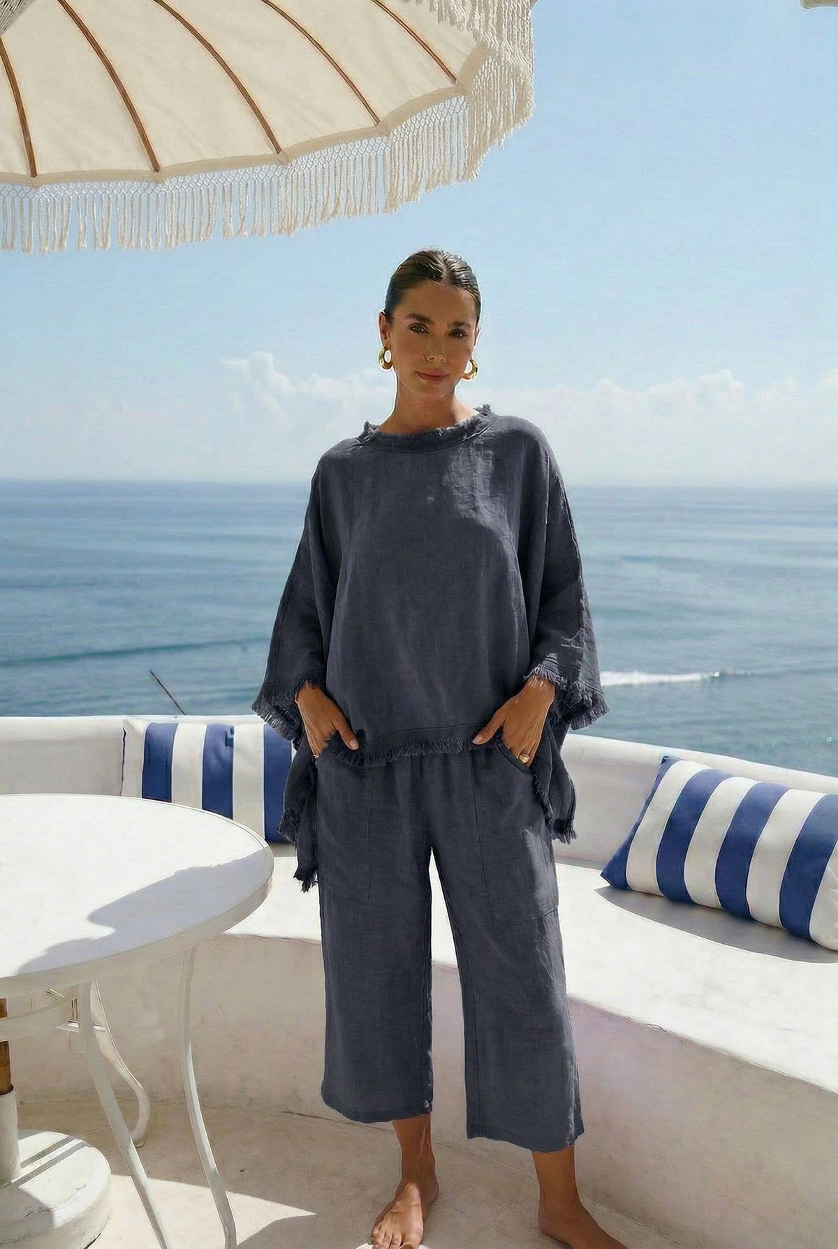 Haut Porté Avec Le Pantalon7530 Vendu Séparément