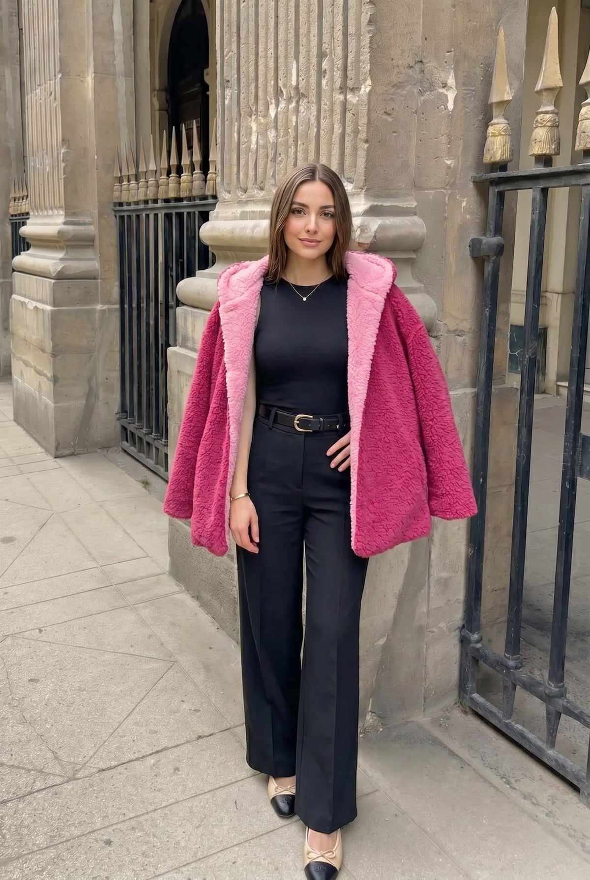 Veste Teddy Oversize Style Américain