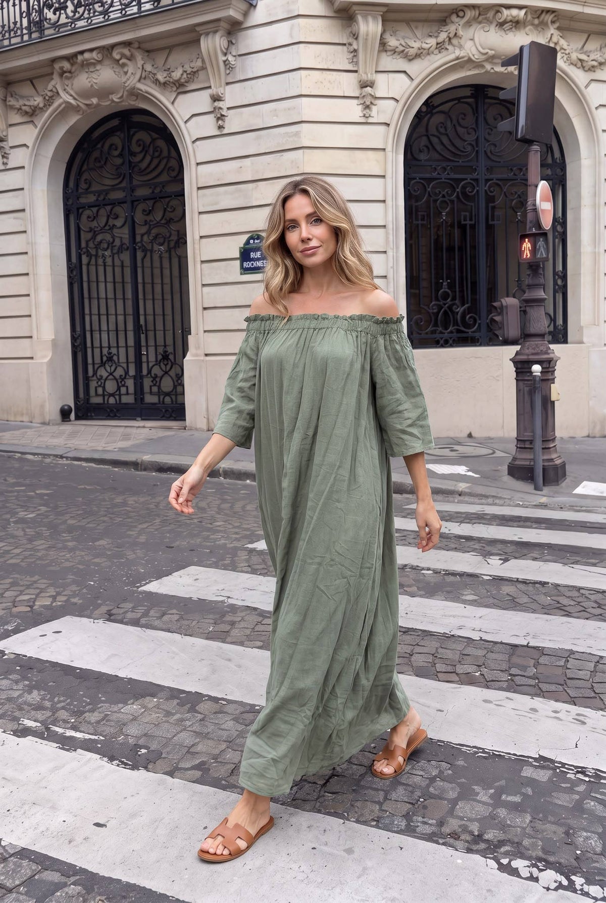 Robe Coton Longue Avec Poche