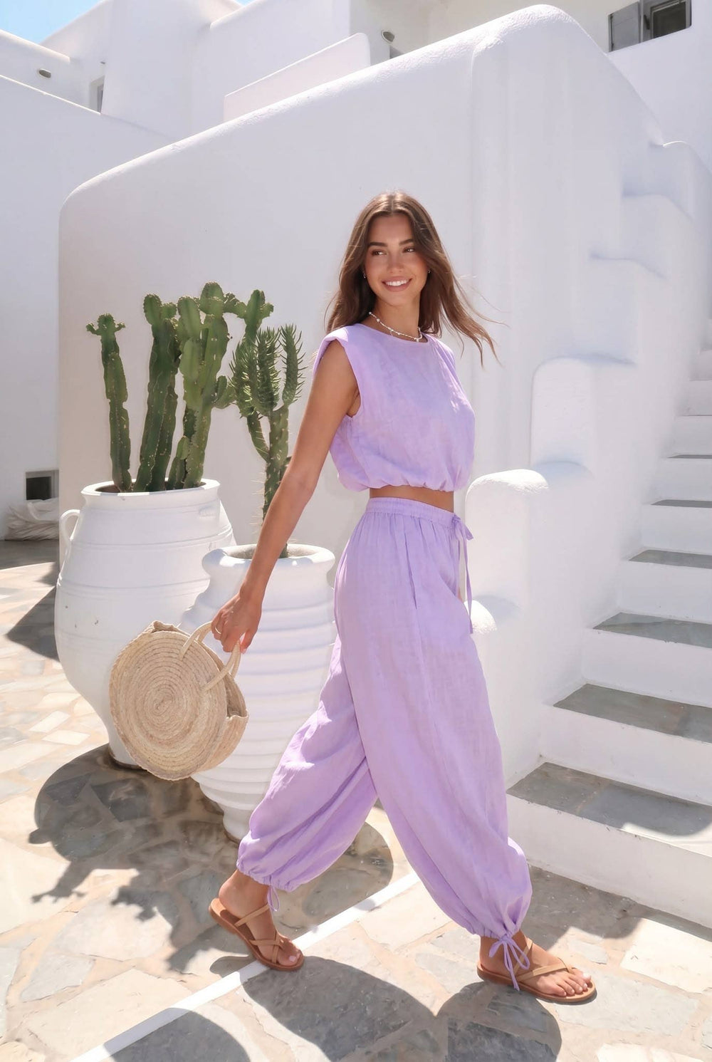 Pantalon Oversize Porté Avec Le Haut13963 Vendu Séparément