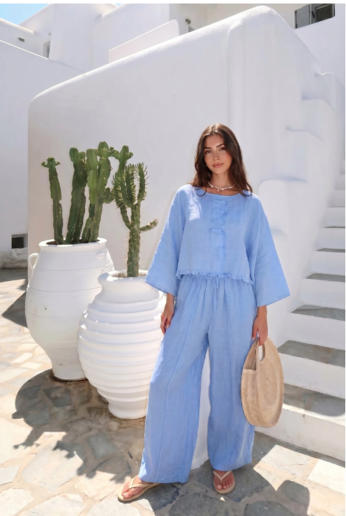 Pantalon Oversize Porté Avec Le Haut4120 Vendu Séparément