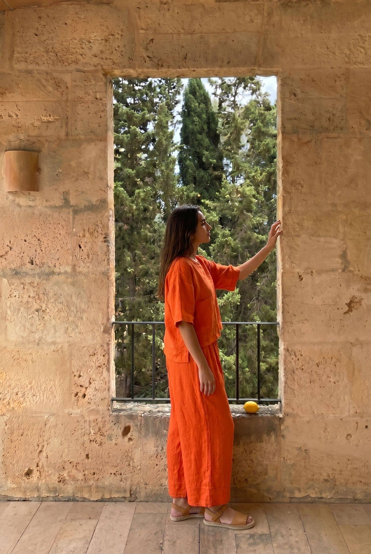 Pantalon Oversize Porté Avec Le Haut26747 Vendu Séparément
