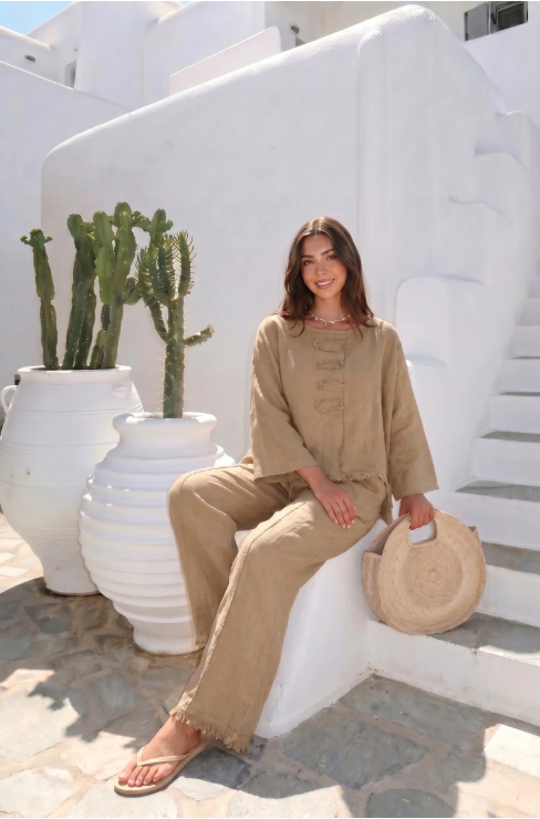 Pantalon Oversize Porté Avec Le Haut4120 Vendu Séparément