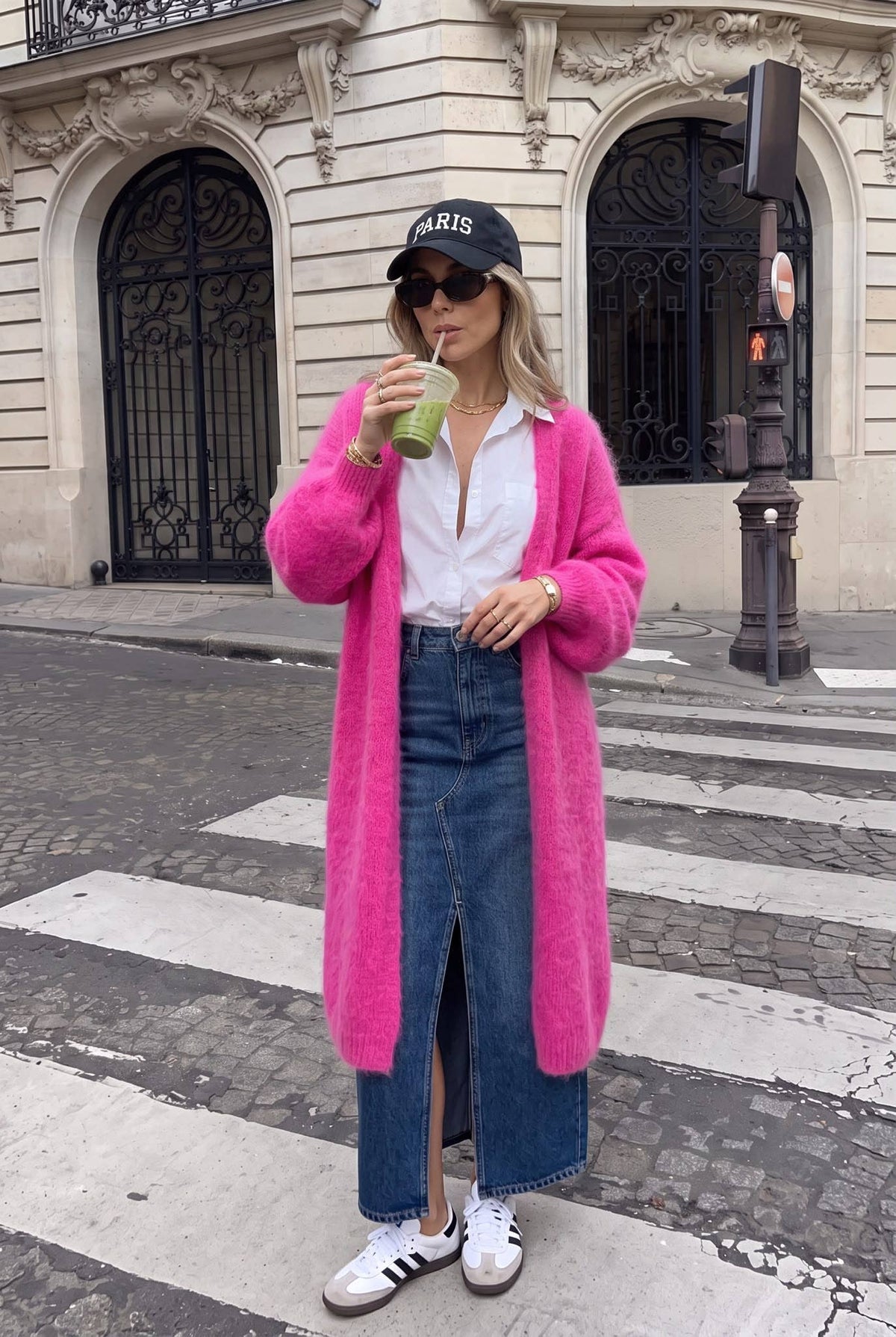 Gilet Mohair Long Maille Fluffy Oversize Ouvert - INCERTAINES