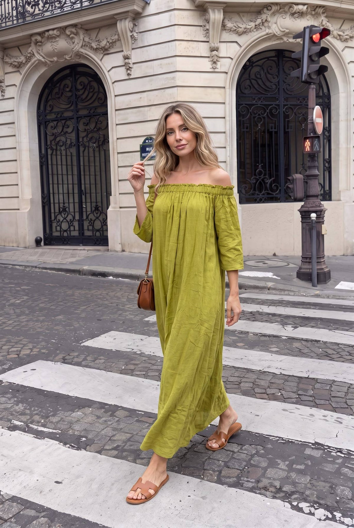 Robe Coton Longue Avec Poche