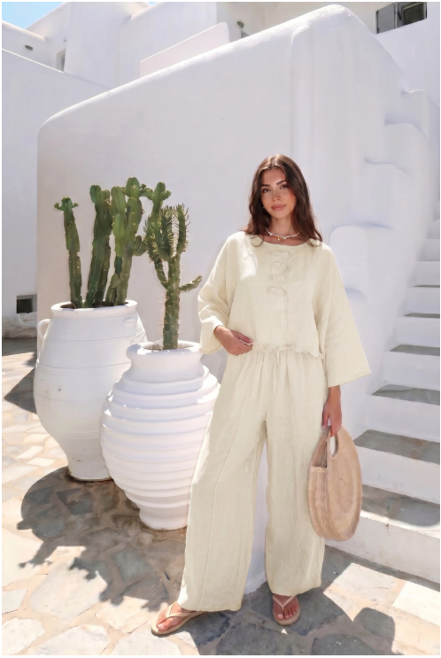 Pantalon Oversize Porté Avec Le Haut4120 Vendu Séparément