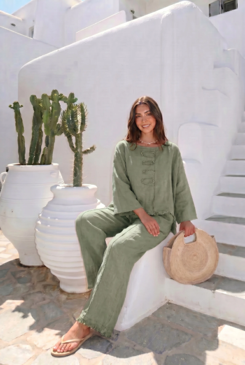 Haut Oversize Froufrou Porté Avec Le Pantalon9555 Vendu Séparément