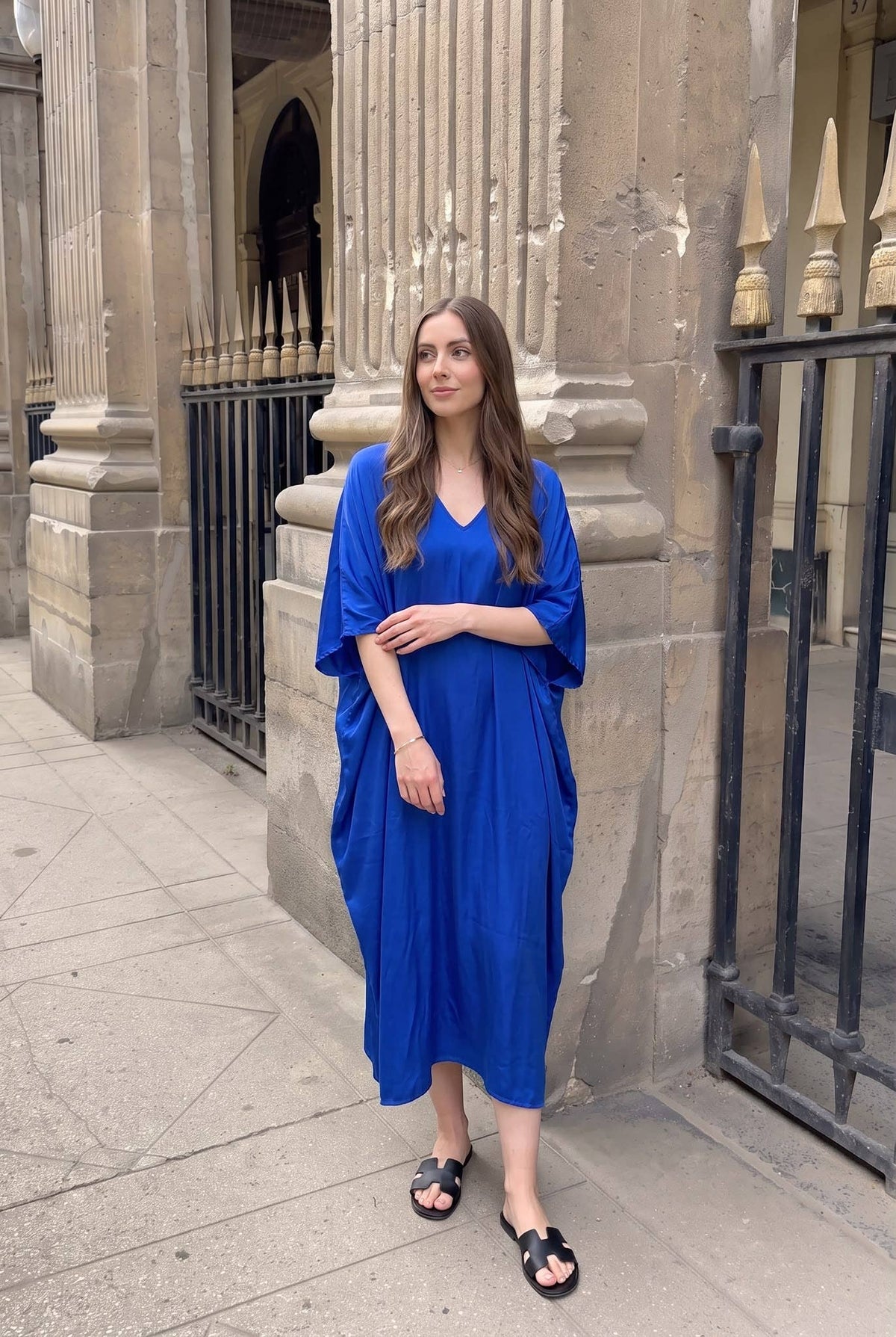 Robe Viscose Soie Oversize
