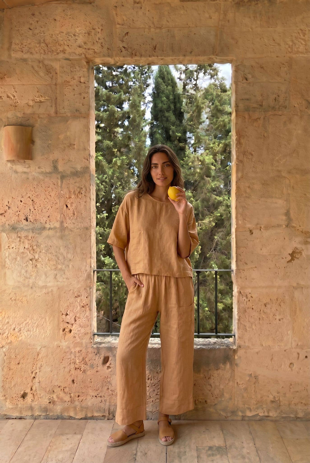 Pantalon Oversize Porté Avec Le Haut26747 Vendu Séparément